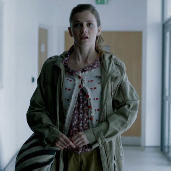 pins & needles Sheer Apple Print Blouse ASO Molly Hooper Sherlock - Picture 7 of 9